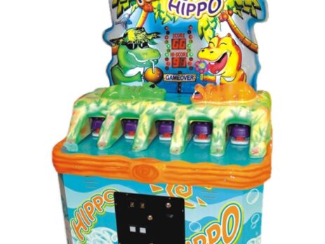 Развлекательный автомат редемпшн с выдачей билетов колотушка Гиппо