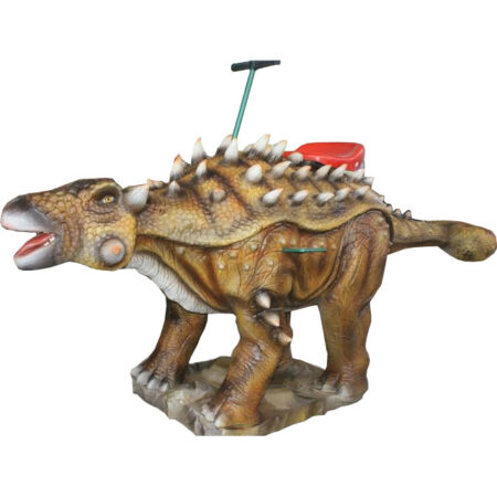 Аттракцион для детей качалка-динозавр Анкилозавр