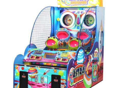 Развлекательный автомат редемпшн с выдачей билетов Космическая атака