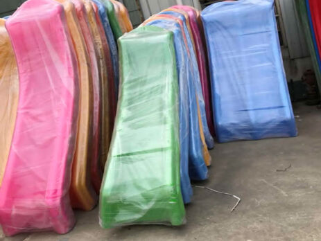 Купить пластиковую одинарную детскую горку в Украине