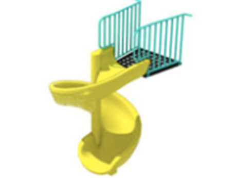 Купить пластиковую спиральную горку в Украине