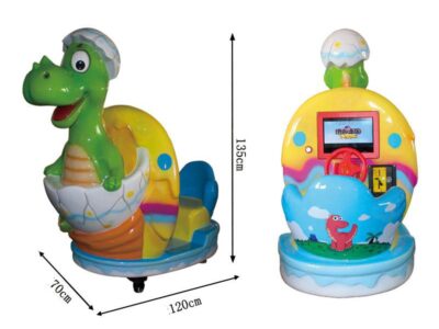 Купить Аттракцион Качалка интерактивная Dinosaur Green на Kidsgame.com.ua