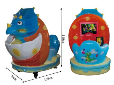 Купить Аттракцион Качалка интерактивная Dinosaur Red на Kidsgame.com.ua