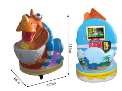 Купить Аттракцион Качалка интерактивная Dinosaur Orange на Kidsgame.com.ua