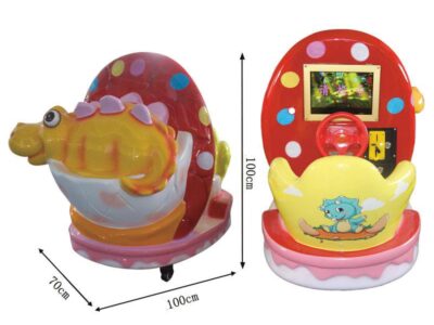 Купить Аттракцион Качалка интерактивная Dinosaur Yellow на Kidsgame.com.ua