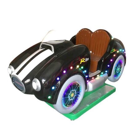 Купить Аттракцион Качалка премиум Racing Car (White/Black) на Kidsgame.com.ua
