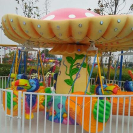 Купить аттракцион карусель на 12 мест Mushroom Flying Сhair в Украине
