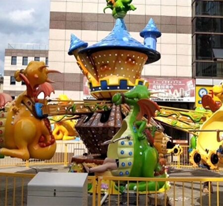 Купить аттракцион карусель на 16 м Dinosaur Dream Bicycle в Украине