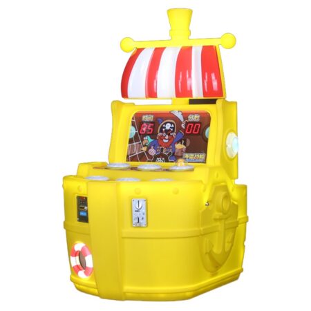 Развлекательный автомат редемпшн с выдачей билетов Колотушка Пиратский корабль