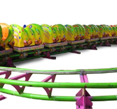 Купить аттракцион для детей трековый поезд Fruit Worm в Украине