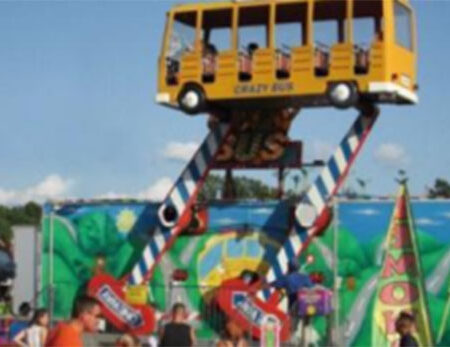 Купить аттракцион карусель Yellow Bus на 24 места в Украине